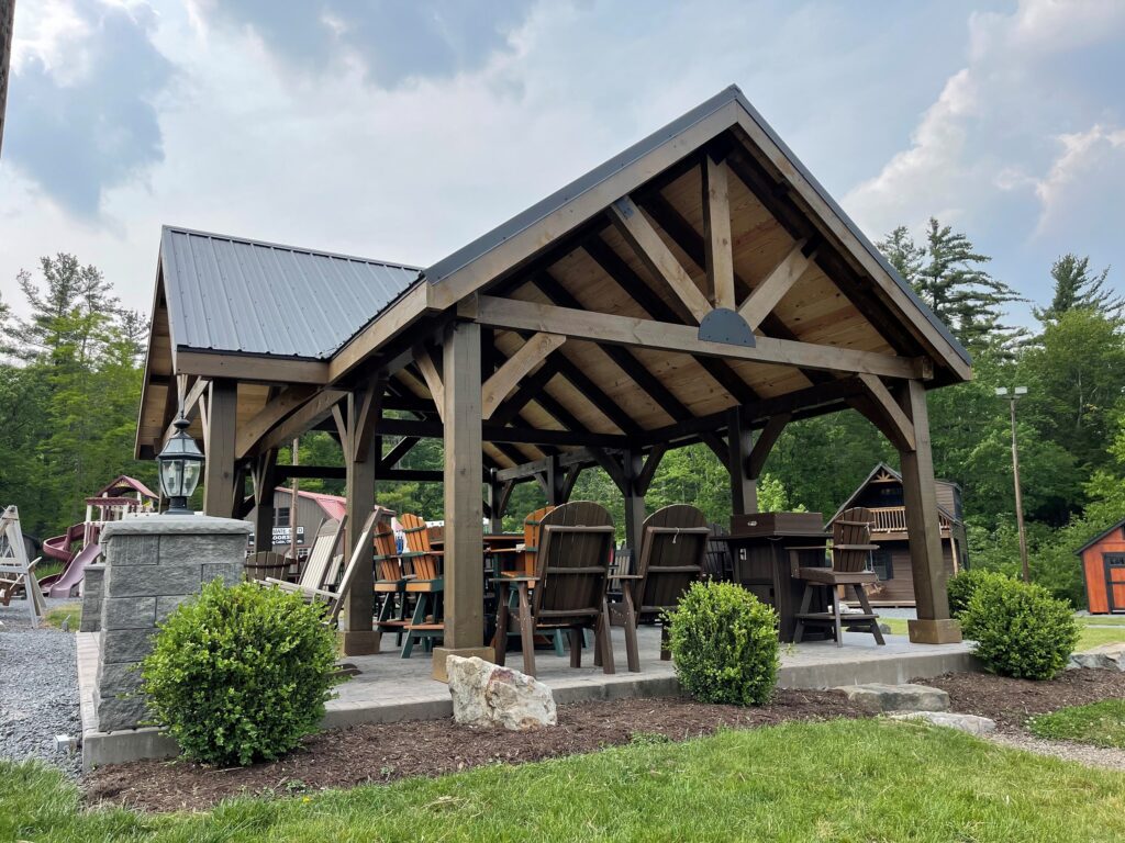 16×32 Timber Framed Pavilion – Tri-State Gazebo